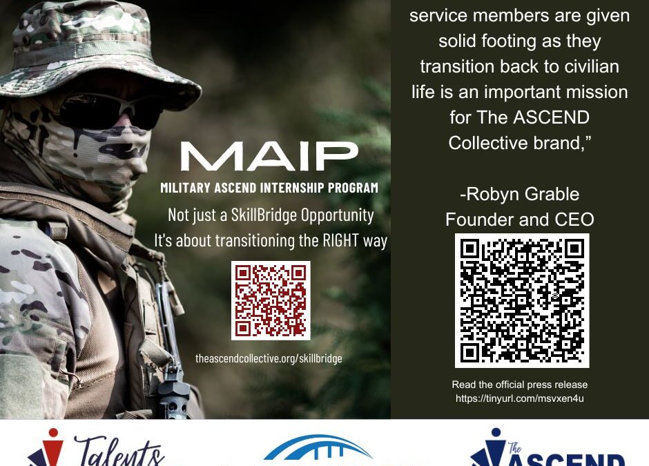 DOD SkillBridge provider creates a MAIP for transitioning service members