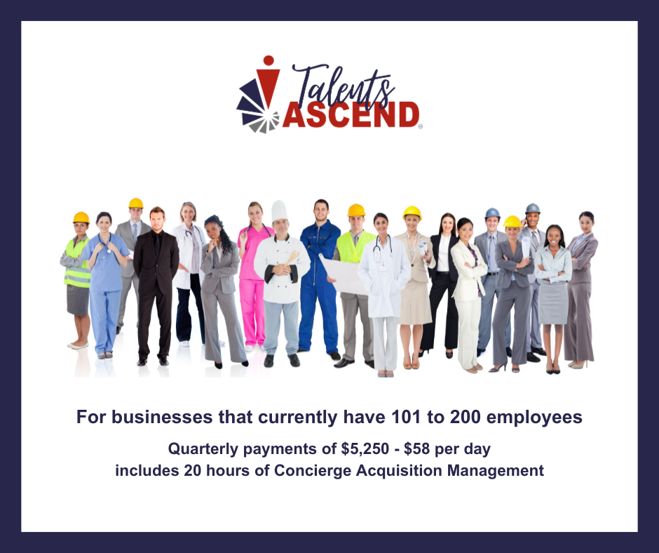 Member Pricing for 101 to 200 employees